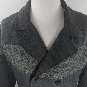 Modern Amusement Sammers Color Blocked Pea coat